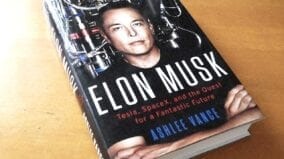 Picture of the Book written on Elon Musk